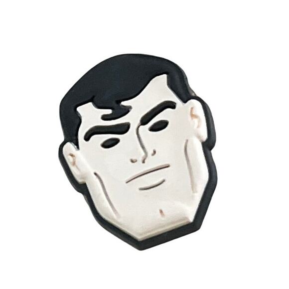 Croc Jibbitz | Superman Face DC Comics Shoe Charm | Comic Books Style - Picture 2 of 3